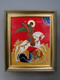 SAINT GEORGES TERRASSANT LE DRAGON (encadré) - GALERIE N° 3