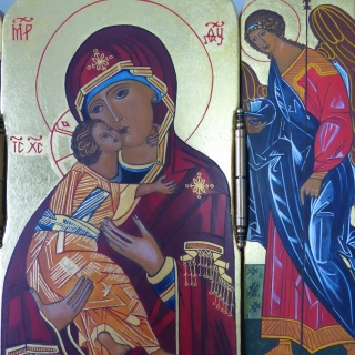 VIERGE DE VLADIMIR (extrait côté gauche) - GALERIE N°1