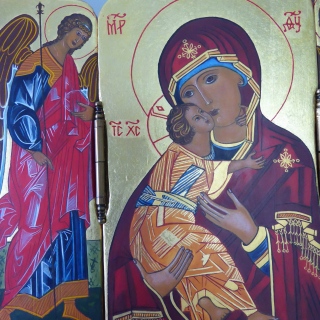 VIERGE DE VLADIMIR (extrait côté droit) - GALERIE N°1
